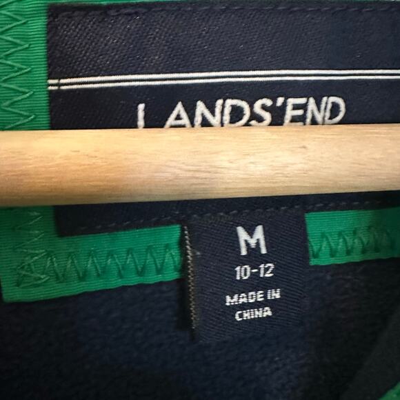 Lands' End Green Squall Winter Coat sz M (10-12) - Picture 3 of 8